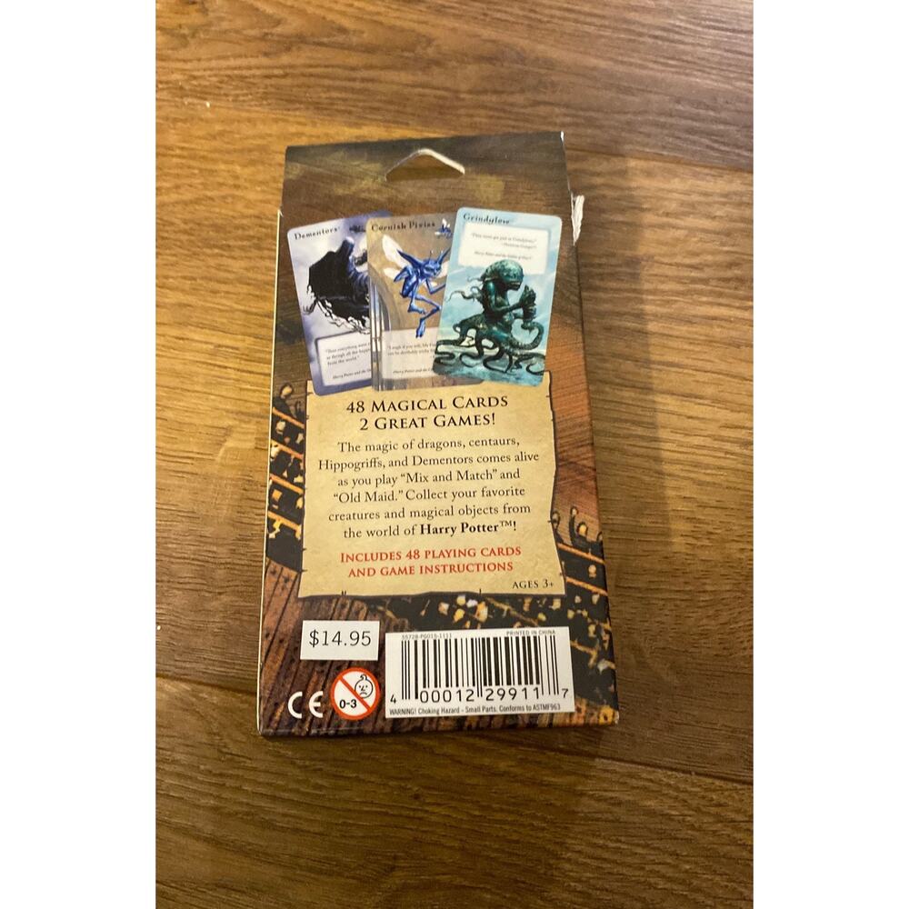 The‎ wizarding world of Harry Potter playing cards - Picture 2 of 3